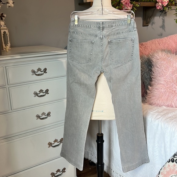 J Crew Jeans Hipslung Gray Straight Leg Womens 28 - Picture 7 of 9